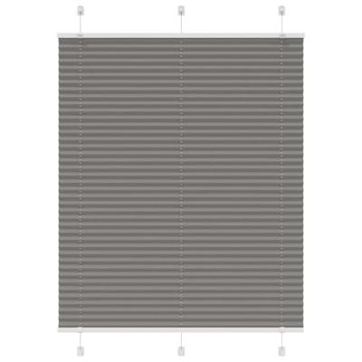 VidaXL Plissé rolgordijn 105x150 cm stofbreedte 104,4 cm antraciet VidaXL Plissé rolgordijn 105x150 cm stofbreedte 104,4 cm antraciet