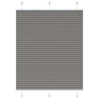VidaXL Plissé rolgordijn 105x100 cm stofbreedte 104,4 cm antraciet - thumbnail