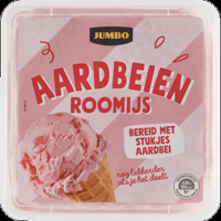 Jumbo Aardbeienroomijs 500 g - thumbnail