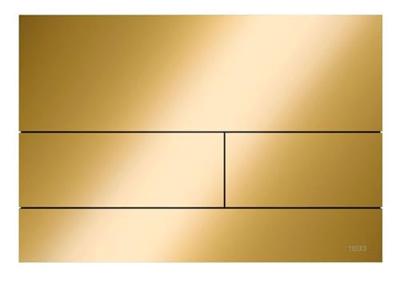 Bedieningsplaat Toilet TECE Square II Gepolijst Goud TECE