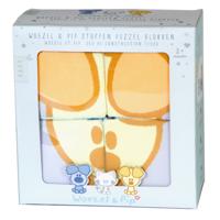 Woezel en Pip Stoffen Blokken-Puzzel 4 Blokken - thumbnail