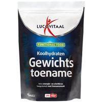 Lucovitaal Functional Food Koolhydraten Gewichtstoename Banaansmaak 375gr - thumbnail