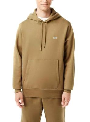 Lacoste Fleece Hoodie Heren Bruin - Maat S - Kleur: Bruin | Soccerfanshop
