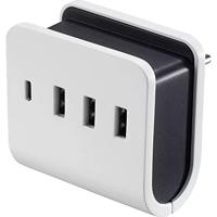 VOLTCRAFT UC-4ACX001 USB-oplader 24 W Binnen Uitgangsstroom (max.) 4.8 A 4 x 1x USB-C, 3x USB-A - thumbnail