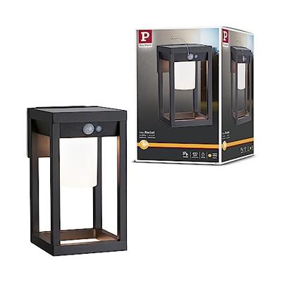 Paulmann 94572 Marisol Wandlamp op zonne-energie Energielabel: G (A - G) 5.5 W Warmwit Zwart