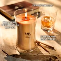 WoodWick large candle golden bourbon - thumbnail