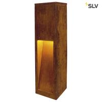 Buitenlamp staand RUSTY SLOT 50 cm E27 ijzer geroest cortenstaal - thumbnail