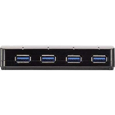 Renkforce USB 3.2 Gen 1-hub 4 poorten Met status-LEDs Zwart