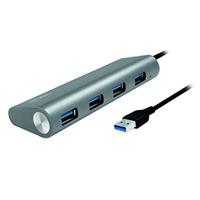 LogiLink UA0307 USB hub 4 poorten - thumbnail