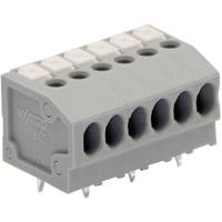 WAGO 805-104 Veerkrachtklemblok 1.50 mm² Aantal polen 4 Grijs 1 stuk(s) - thumbnail