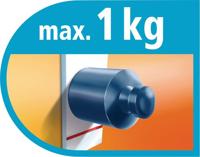 tesa POWERSTRIPS® Zelfklevende haak Small Classic Wit Inhoud: 3 stuk(s) - thumbnail