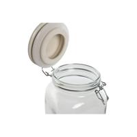 Set van 4 Potjes Home ESPRIT Blauw Wit Metaal Siliconen Kristal Keramiek 800 ml 1 L 1,5 L 2,2 L 4 Onderdelen - thumbnail