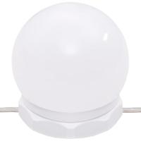 Kaptafel met LED-verlichting 86,5x35x136 cm betongrijs - thumbnail