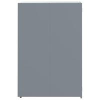 Containerberging voor 4 containers 276x79x117 cm staal grijs - thumbnail