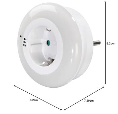 Hama Led-nachtlampje Circle Colour M. Geïntegr. Stopcont. Lichtsensor 3 Kl. Hama Led-nachtlampje Circle Colour M. Geïntegr. Stopcont. Lichtsensor 3 Kl.