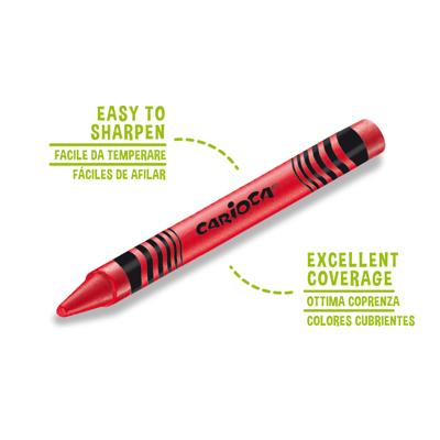 Waskrijt Carioca Maxi pot á 50 stuks assorti