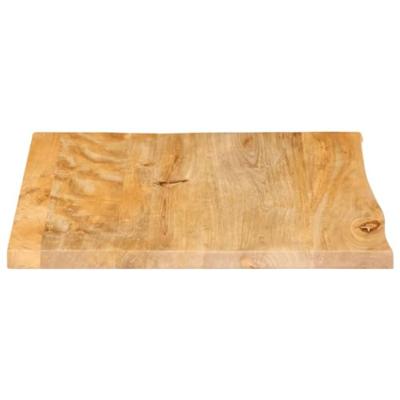 Tafelblad met natuurlijke rand 40x40x3,8 cm massief mangohout Tafelblad met natuurlijke rand 40x40x3,8 cm massief mangohout