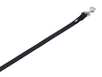 Nobby Deksel Hond Lead, 120 cm/20 mm, Zwart - thumbnail