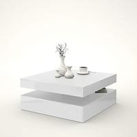 Hoofdtafel Wit 78 x 78 x 36 cm - thumbnail