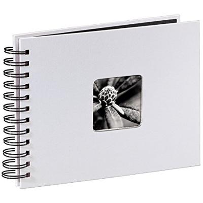 Hama Spiraalalbum Fine Art 24 X 17cm 50 Zwarte Pagina&apos;s Krijt - thumbnail