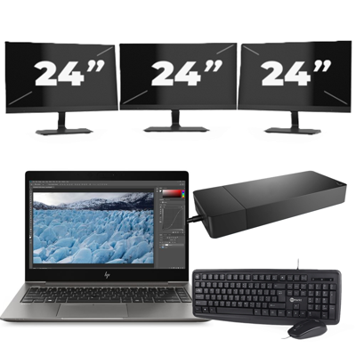 HP Pavilion G6 - Intel Core i3-2e Generatie - 15 inch - 8GB RAM - 256GB SSD - Windows 10 Home + 3x 24 inch Monitor HP Pavilion G6 - Intel Core i3-2e Generatie - 15 inch - 8GB RAM - 256GB SSD - Windows 10 Home + 3x 24 inch Monitor