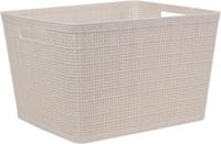Mand 35x29,5x22cm zandkleur - thumbnail