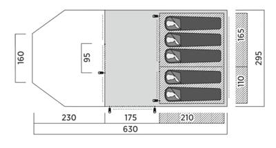 Easy Camp Palmdale 500 Lux tent Easy Camp Palmdale 500 Lux tent
