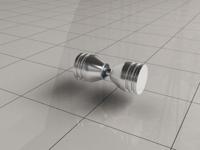 Wiesbaden losse deurknop type 2 chroom - thumbnail