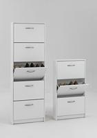 Schoenenrek FMD Wit 58,5 x 104,5 x 17 cm - thumbnail