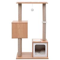 Bussandri Exclusive - Kattenkrabpaal met sisal krabmat 104 cm - thumbnail