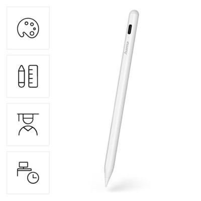 Hama Touchpen Herlaadbaar, Met precieze schrijfpunt, Palm-Blocking-technologie Wit