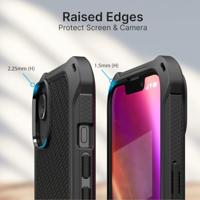 Catalyst Crux Hoesje Compatibel met MagSafe iPhone 14 / 16e Stealth Black - thumbnail