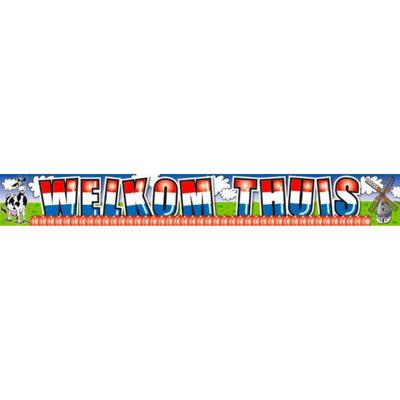 Foliebanner welkom thuis