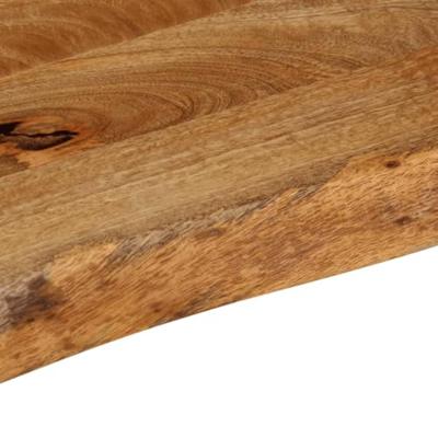 Tafelblad met natuurlijke rand 40x20x2,5 cm massief mangohout - thumbnail
