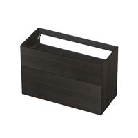 INK - Onderkast 2L A-sym Decor Tbv Grepen - 1000x450x650 Mm - Intens Eiken - thumbnail