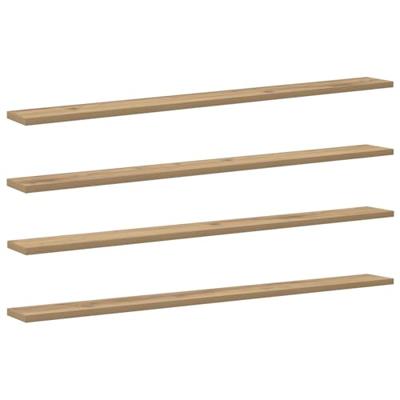 Boekenplank Bord 4 pcs Bruin 100 x 40 x 1.5cm Spaanplaat Boekenplank Bord 4 pcs Bruin 100 x 40 x 1.5cm Spaanplaat