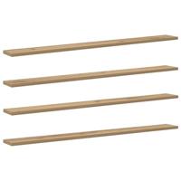 Boekenplank Bord 4 pcs Bruin 100 x 40 x 1.5cm Spaanplaat - thumbnail