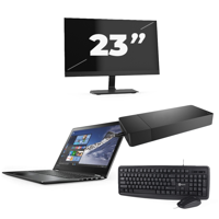 Lenovo ThinkPad X1 Carbon Gen 4 - Intel Core i7-6e Generatie - 14 inch - 8GB RAM - 256GB SSD - Windows 11 + 1x 23 inch Monitor - thumbnail