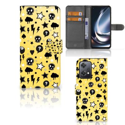 Telefoonhoesje met Naam OnePlus Nord CE 2 Lite Punk Geel Telefoonhoesje met Naam OnePlus Nord CE 2 Lite Punk Geel