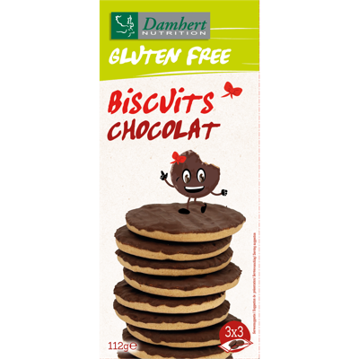 Damhert Gluten Free Biscuits Chocolat Damhert Gluten Free Biscuits Chocolat