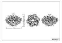 Trio Decoratieve plafondlampLeavy Ø 70cm - R60463032 - thumbnail