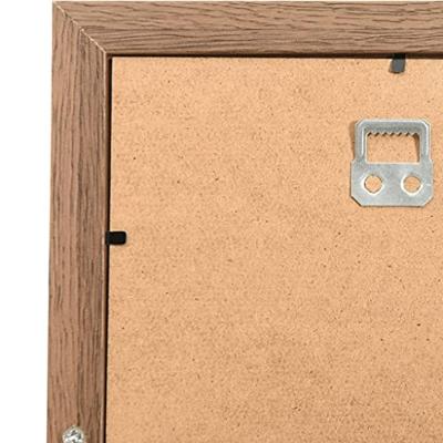 VidaXL Fotolijst voor 10x(13x18 cm) foto mdf lichtbruin