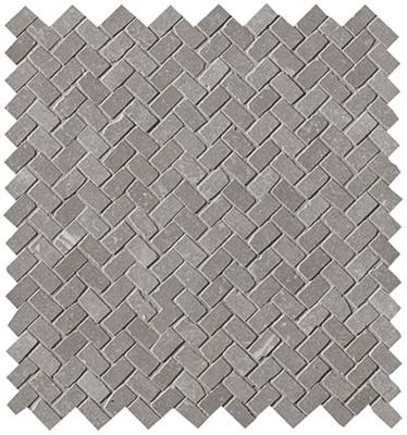 Maku Grey spina mosaico mat anticato 1,3x2,3 op net