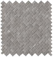 Maku Grey spina mosaico mat anticato 1,3x2,3 op net - thumbnail