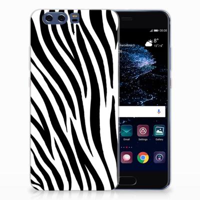 Huawei P10 Plus | TPU Hoesje | Zebra Huawei P10 Plus | TPU Hoesje | Zebra