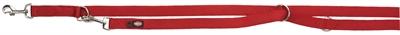 TRIXIE HONDENRIEM PREMIUM VERSTELBAAR TWEELAAGS ROOD 200X2,5 CM