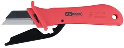 Kabelmes met isolatie en verwisselbaar lemmet, 189mm KS Tools NEW-47157 Kabelmes met isolatie en verwisselbaar lemmet, 189mm KS Tools NEW-47157