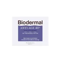 Biodermal Anti Age Nachtcrème 40+ met niacinamide & peptide - thumbnail