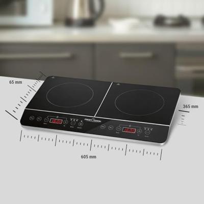 Profi Cook PC-DKI 1067 501067 Dubbele inductieplaat Met display