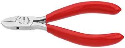 Knipex Zijsnijtang ronde kop + draadklem 115 mm - 7711115